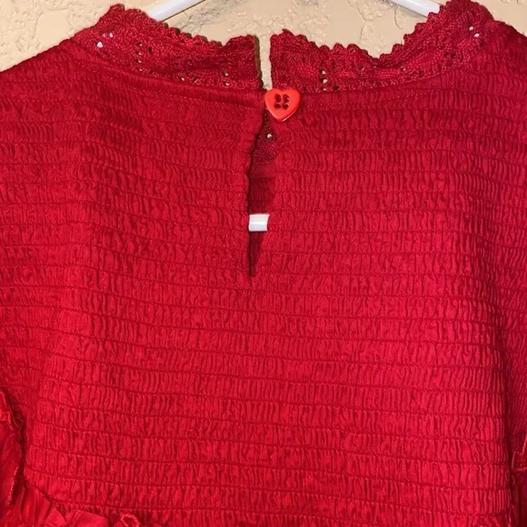 NWT FARM Rio 3D hearts blouse size medium - Picture 4 of 7